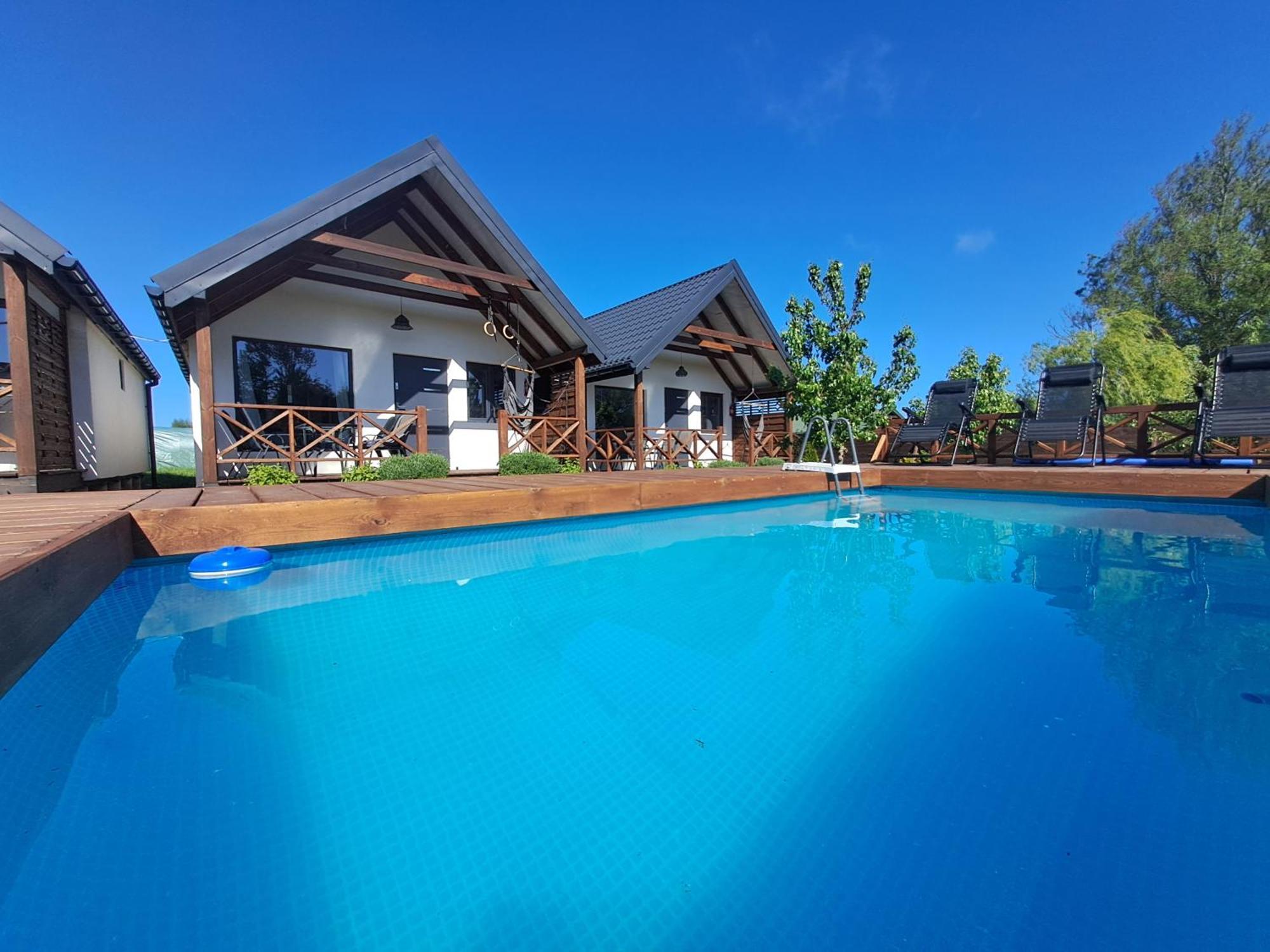 Villa Zefir Domki Nad Morzem I Jeziorem Jezierzany Exterior foto